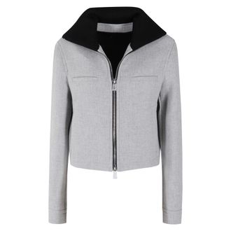 Pinko Pinko, Dames, Jassen, Grijs, Maat: XS Wol