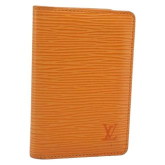 Louis Vuitton Pre-owned Wallets, female, Orange, Size: ONE SIZE Pre-owned Card Case