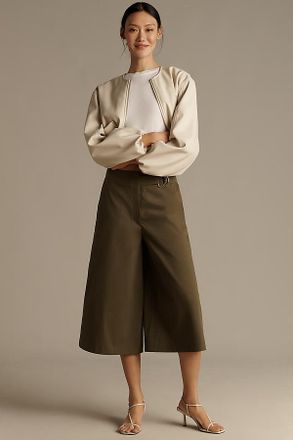 Exquise Belted Culotte Pants
