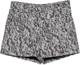 Iro Edela textured shorts - women - Polyester/Cotton/Viscose/Acrylic/Viscose/Cotton - 34 - Brown