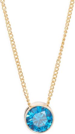 Set & Stones Birthstone Pendant Necklace in Gold /September at Nordstrom