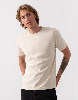 Colorful Standard Mens Colorful Standard Classic Organic T-Shirt - Ivory White - Size: 38