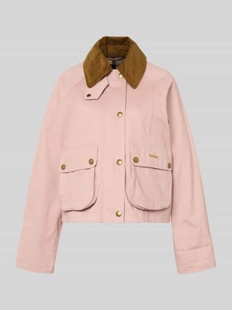 Barbour Regular Fit Parka aus reiner Baumwolle in Rose, Gr&ouml;&szlig;e 34