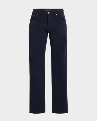 Ralph Lauren Purple Label Slim Fit Stretch Twill Pant
