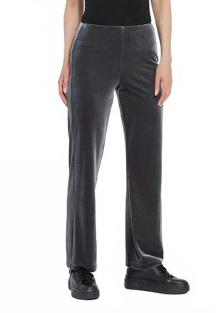 Lyss&eacute; Womens Velvet Pant In Charcoal