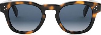 Celine CL40233I Celine 3 Dots 53W Mens Sunglasses Tortoiseshell Size 49