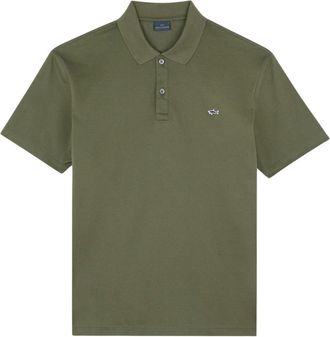 Paul & Shark Piqu&eacute; Polo van katoen - Heren - Polos - Groen - L - Katoen - Tops