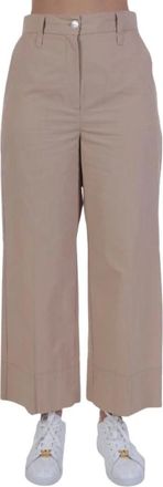 Marella Dames, Broeken, Beige, Maat: M