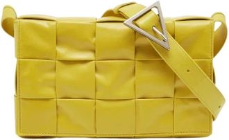 Bottega Veneta Pre-owned Cassette Crossbody Bag - - Pre-owned - Donna - Giallo - ONE SIZE