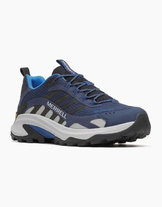 Merrell Mens Merrell Moab Speed 2 GTX Nylon Mens Navy Night Hiking Shoes - Size: 9