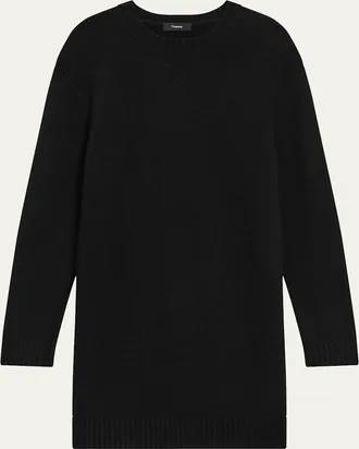 Theory Wool-Cashmere Sweater Dress