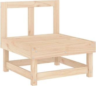 vidaXL Garden Middle Sofa Solid Wood Pine vidaXL