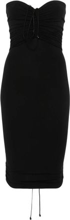 Wolford Midi Kleedjes - Dames - Feestkleedjes - Zwart - XS - Wol - Kleedjes