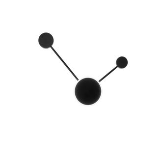 Luce-Ambiente-Design Etere LED Ceiling Light in Black Aluminum 2 Light Points, CCT