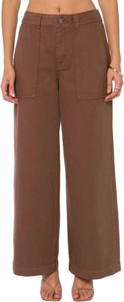 Velvet Heart Jonny Suede Pants In Tamarind