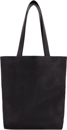 Vince Slim Lassen Leather Tote in Black at Nordstrom