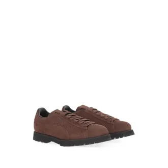 Puma Calf Suede Low-Top Sneaker - Brown