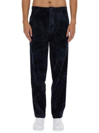 Comme Des Gar&ccedil;ons Black Velvet Pants