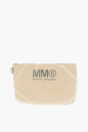 Maison Margiela MM6 Padded clutch with tulle size One Size