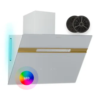 Klarstein Klarstein Alina - Cappa Aspirante Classe Energetica A Touch Illuminazione A Led Scarico/ricircolo 600 M&sup3;/ora