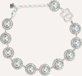 Magda Butrym Collana con perle e cristalli Woman UNI