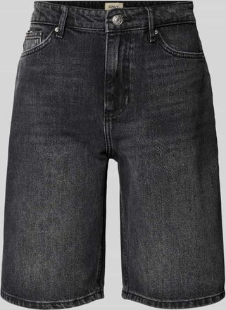 Only Regular Fit Jeansshorts mit weitem Bein Modell SONNY in Black, Gr&ouml;&szlig;e L