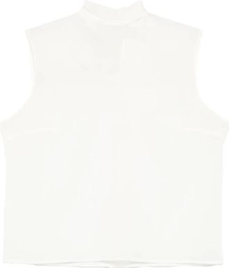 Mazzarelli Top smanicato - Bianco