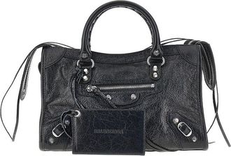 Balenciaga Arena leather small Le City bag Woman One Size