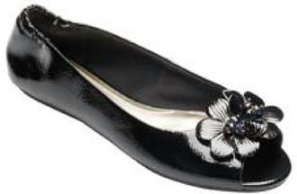 Lindsay Phillips Kate Peep Toe In Black Patent