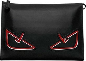Fendi Pre-owned Clutches, female, Black, Size: ONE SIZE Pre-owned Vintage Clutch Bag