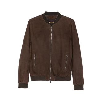 Moorer Leather Jackets, male, Brown, Size: 2XL Leather Jacket