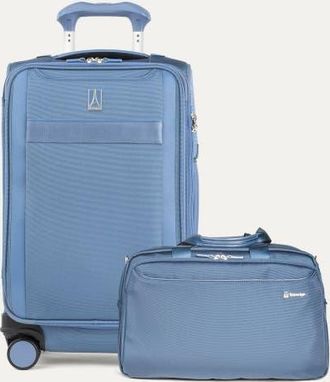 Travelpro Versapack + Softside 21 Carry On & Underseat Travel Tote Bag Luggage Set in Elemental Blue at Nordstrom