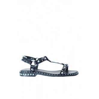 Ash Flat Sandals, female, Black, Size: 10 US Flat Sandals