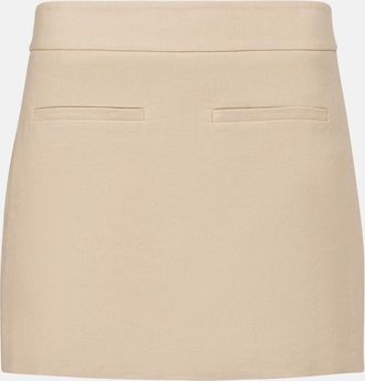 Veronica Beard Skort Alvara in misto lino