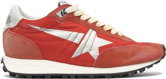 Golden Goose Retrostijl Rode Sneakers - Dames - Sneakers - Rood - 37 EU - Nylon - Schoenen