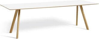 HAY Copenhague CPH30 2.0 Esstisch 250 x 90 cm, Eiche lackiert / Laminat weiss