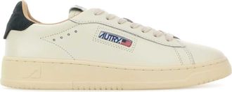 Autry Ivory Leather Dallas Sneakers