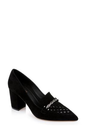 L'agence Eleonore Pump in Black Suede at Nordstrom, Size 11