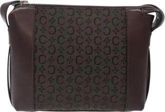 Celine Pre-owned Canvas celine-bags - Dames - Vintage Schoudertas - Bruin - ONE Size - Leer - Vintage
