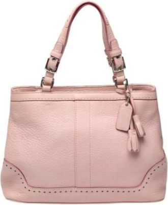 Coach Pre-owned Handbags, female, Pink, Size: ONE SIZE Pre-owned Handbag