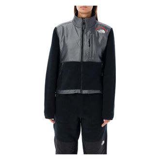The North Face Retro Denali Fleecejas Zwart/Grijs - Dames - Fleece jassen - Grijs - M - Polyester - Fitness