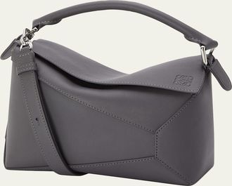 Loewe Puzzle Edge Small Shoulder Bag in Calfskin Leather