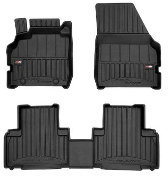 OEM Alfombras, Felpudos, Felpudos De Goma, Renault Scenic 2 2003-2009, Canaleta 3d