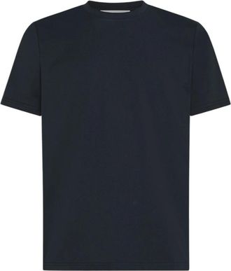 Peuterey Short Sleeve Perran CN Shirt - Heren - T-shirts - Blauw - S - Katoen - Tops