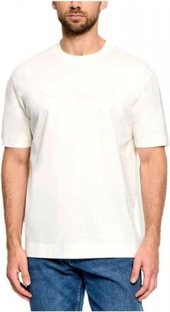 HUGO BOSS Hombre, Camisetas, Beige, Talla: M