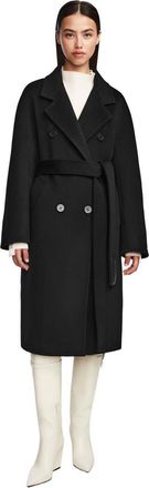 Rudsak KOURT W Womens Black Double-Breasted Wool Coat by RUDSAK at Nordstrom, Size X-Small