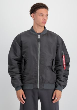 Alpha Industries Bomberjacke ALPHA INDUSTRIES MA-1 CS, Herren, Gr. XXL, grau (vintage grau), Obermaterial: 100% Nylon; Futter: 100% Nylon; F&uuml;llung: 100% Polyester, Jac