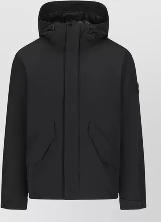 Stone Island micro reps hooded down parka