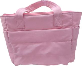 Generic Womens Handbag Lightweight Cotton Fabric Casual Design with Top Zipper and Dual Handles for Daily Commuting and Shopping