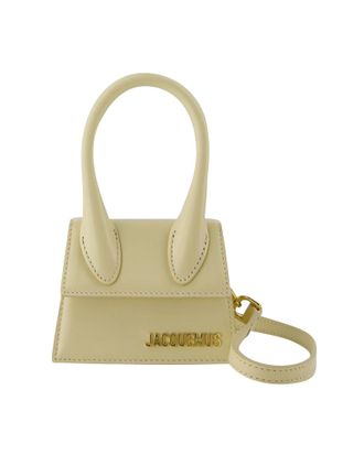 Jacquemus Womens Le Chiquito Bag - - Leather - Ivory - Beige Calf Leather - One Size
